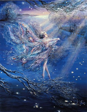 月光が降り注ぐJW妖精たち ファンタジー Oil Paintings